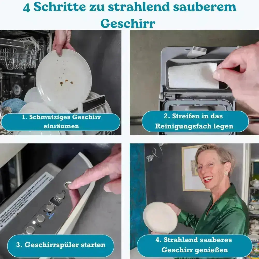 Umweltfreundliche Spülmaschinen-Streifen | 360 Spülgänge Mother's Earth